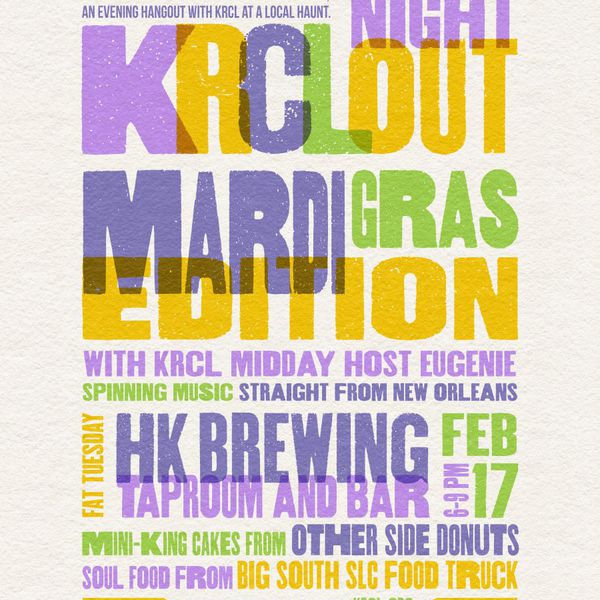 KRCL Night Out returns for Mardi Gras 2026 at HK Brewing